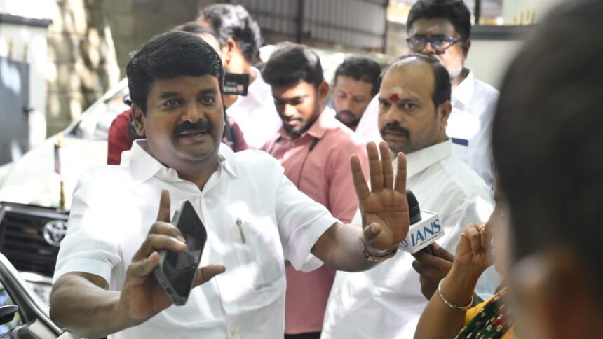 AIADMK faction led by C.Ve. Shanmugam declares support to TVK; says EPS wanted to be CM with DMK support