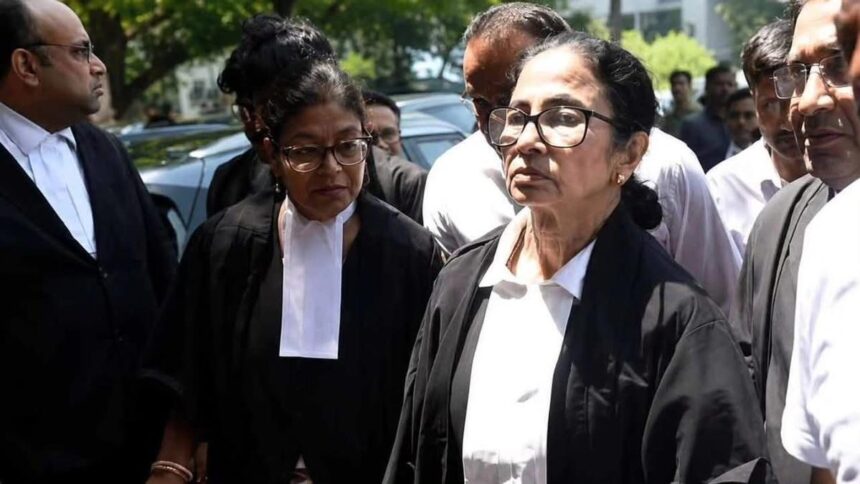 Mamata dons lawyer’s robe, Calcutta HC directs police to ensure safe return of victims affected by violence