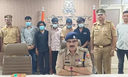 ग्रेटर नोएडा: किराये की कार लेकर राहगीरों से करते थे लूटपाट, पुलिस ने 5 बदमाशों को दबोचा