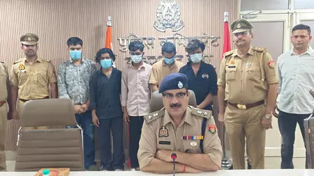 ग्रेटर नोएडा: किराये की कार लेकर राहगीरों से करते थे लूटपाट, पुलिस ने 5 बदमाशों को दबोचा