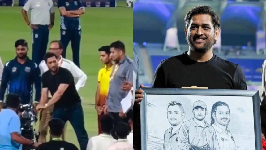 Watch: Dhoni flips coin in Jharkhand T20 league after missing IPL 2026
