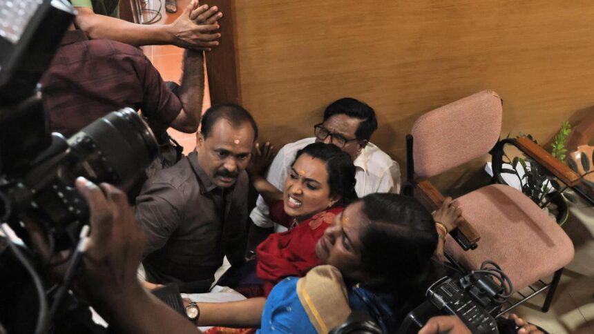 Mayor among BJP, CPI(M) councillors booked after clash at Thiruvananthapuram Corporation