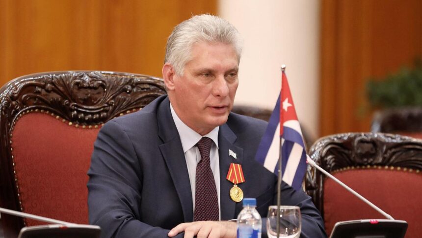 U.S. imposes sanctions on Cuban President, Treasury website shows