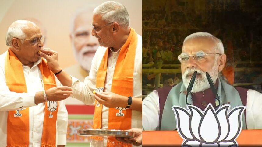 गुजरात स्थानीय निकाय चुनाव में BJP की प्रचंड जीत, PM मोदी ने दी कार्यकर्ताओं को बधाई, जनता का आभार जताया